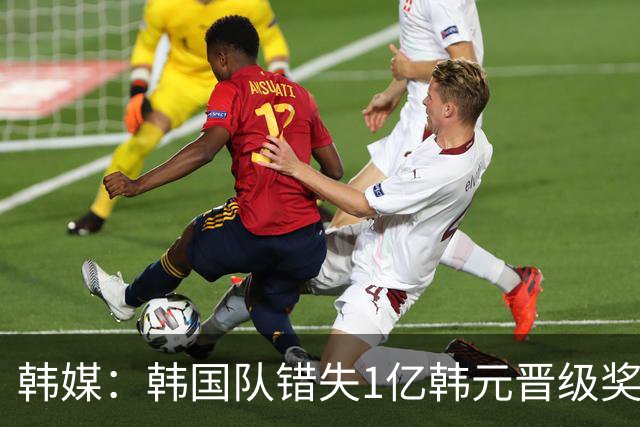 韩媒：韩国队错失1亿韩元晋级奖 但每人仍可拿8000万津贴